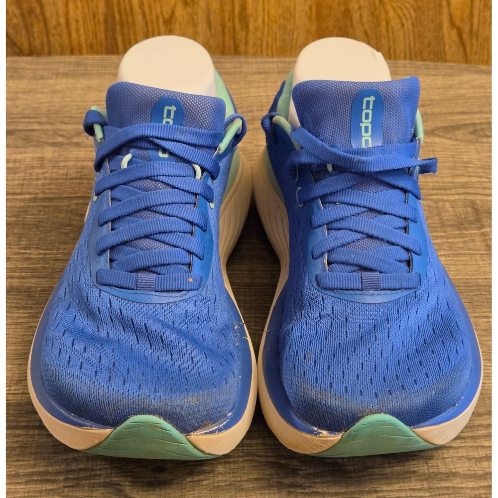 Topo Atmos Running Shoes Sneakers Womens Size 6.5 Blue Aqua - Picture 2 of 11